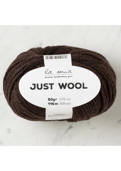 La Mia Just Wool Koyu Kahve El Örgü Ipi - LT006 - 33838