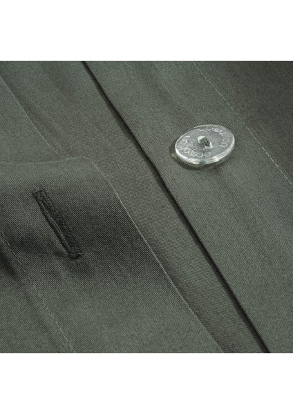 Vanya Çift Kişilik Nevresim Takımı %100 Organik Pamuk Saten Aplike Nakışlı Yeşil 200X220 cm