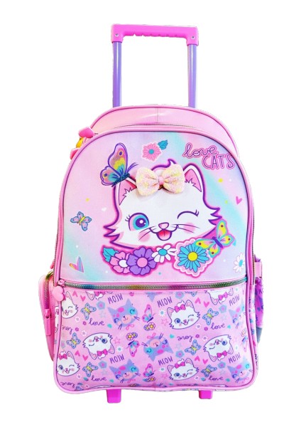 Pışık Kedi Çek Çek ve Beslenme Çantası Seti U2116-U2117