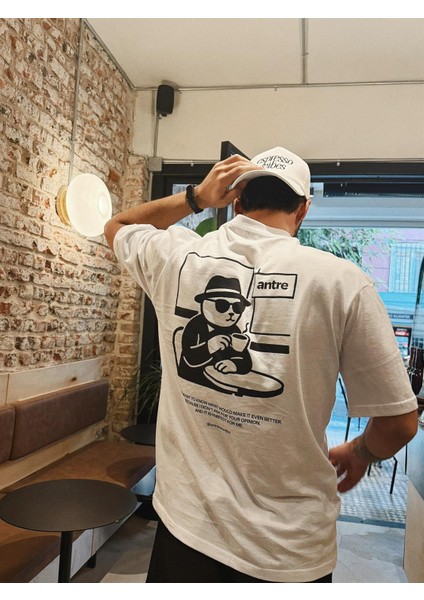 Illüstrasyonlu Unisex Tişört | Oversize Kalıp, %100 Pamuk fiyatları