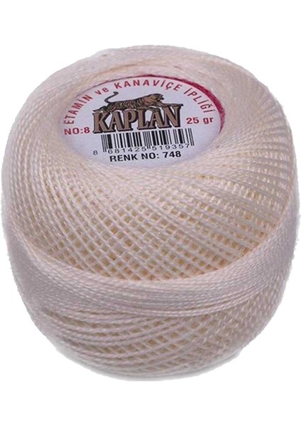 Etamin ve Kanaviçe Ipi 8 No Kod/renk: 748 - Royaleks