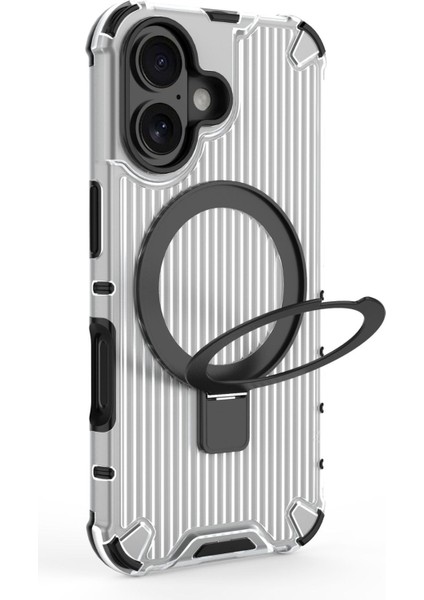IPhone 16 Telefon Kılıfı, Manyetik Darbeye Dayanıklı Telefon Kılıfı Kapağı ve Halka Tutucu IPhone 16 (Yurt Dışından) indirimleri
