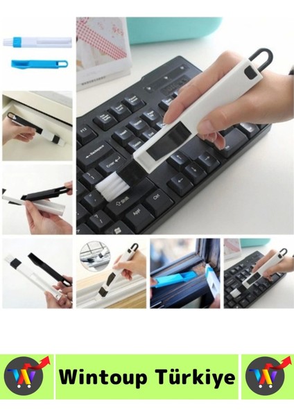 Ergonomik Elektronik Kapı Pencere Köşe Zor Nokta Çok Amaçlı Mini Detay Temizlik Fırçası Faraş 2 In 1 fiyatları