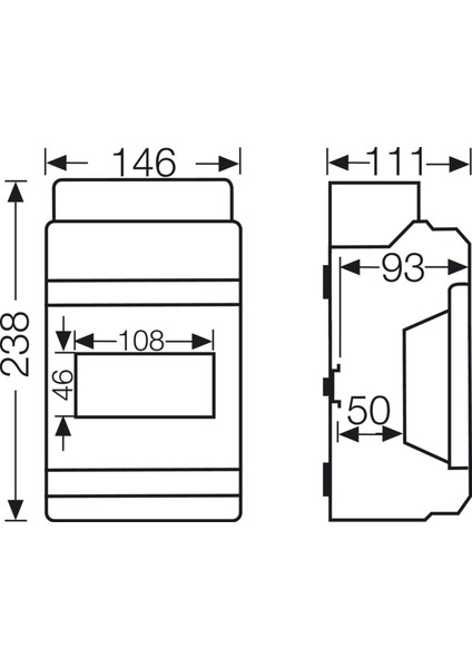 Kv 8106 IP65 6'lı Sigorta Kutusu (1 Adet) fiyatları