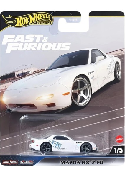 Premium Fast & Furious 5’li Diecast Araba Seti – Rx-7, Skyline Gt-R, Charger, Giulia, Impala fiyatları