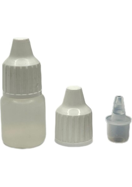 5 ml Pe Aseton Şişesi, 30 Adet,Plastik Damlatmalı Şişe