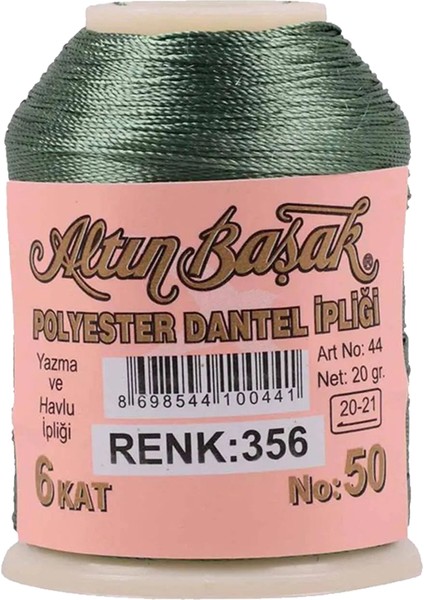 3 Adet Altınbaşak Oya ve Dantel Ipi 20 gr - Royaleks - No: 356 modelleri