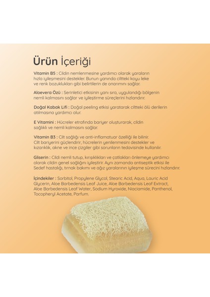 Doğal Peeling Kabak Lifli Aloevera Özlü Katı El Yüz & Vücut Yıkama & Bakım Sabunu 150 gr modelleri