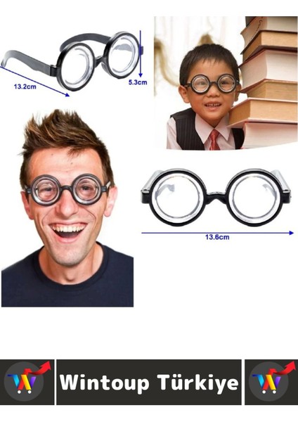 Eğlenceli Çocuk Yetişkin Parti Kostüm Öğrenci Arkadaş Şaka Kalın Büyük Cam Inek Öğrenci Şaka Gözlüğü fiyatları