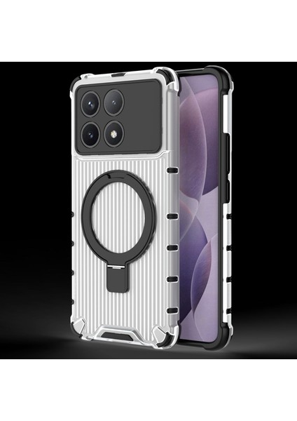 Xiaomi Poco X6 Pro Telefon Kılıfı, Manyetik Darbeye Dayanıklı Telefon Kılıfı Kapağı ve Halka Tutucu Xiaomi Poco X6 Pro (Yurt Dışından)
