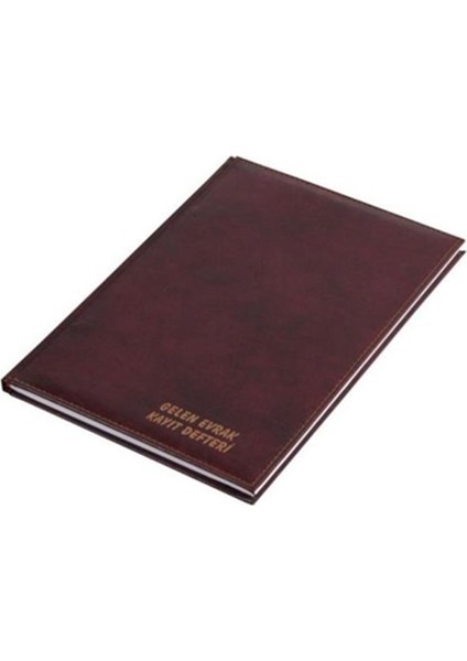 Gelen Evrak Defteri Suni Deri Ciltli 100 Yaprak