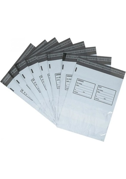 Orta Boy Cepli Kargo Poşeti 30X37+5 cm - 200 Adet (40+40=80 Mikron) fiyatları