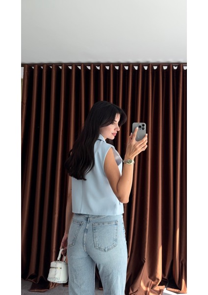 Mavi Dikişli Yelek fiyatları