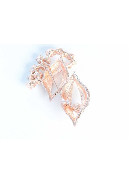 Zirkon Taşlı Metal Broş fiyatları