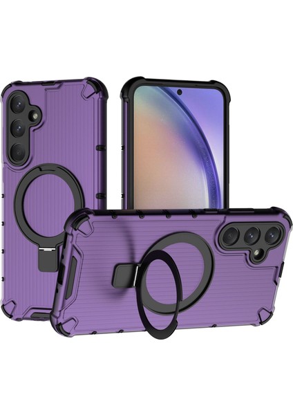 Samsung Galaxy A25 Telefon Kılıfı, Manyetik Darbeye Dayanıklı Telefon Kılıfı Kapağı ve Halka Tutucu Samsung Galaxy A25 (Yurt Dışından)