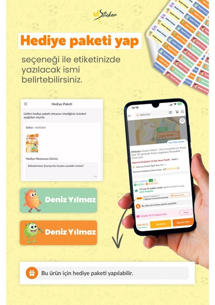 Kıyafet Etiketi - Okul Kıyafetlerine Kişiye Özel 30 Saniyede Kolay Uygulama Yıkanabilir -Fenerbahçe fırsatları