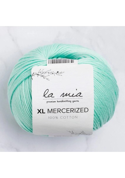 La Mia Xl Mercerized Su Yeşili El Örgü Ipi - 137 - 33767