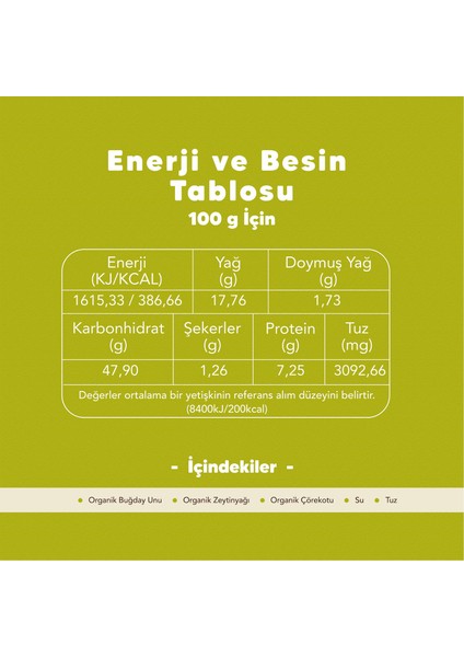 Çörekotlu Tuzlu Kurabiye 80 gr fiyatları