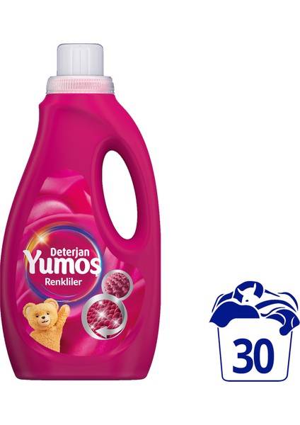 Sıvı Bakım Deterjanı Renkli 30 Yıkama 1500 ml