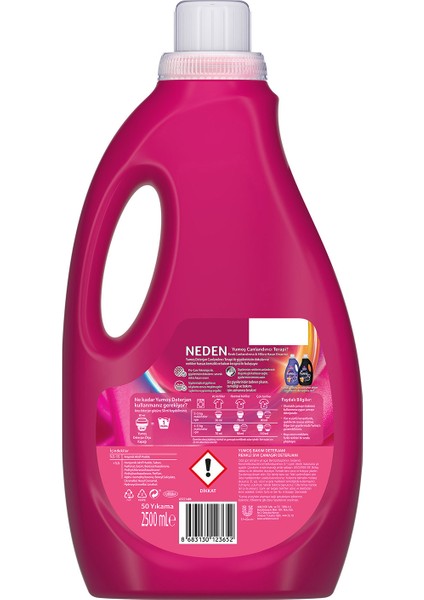 Sıvı Bakım Deterjanı Renkli 50 Yıkama 2500 ml