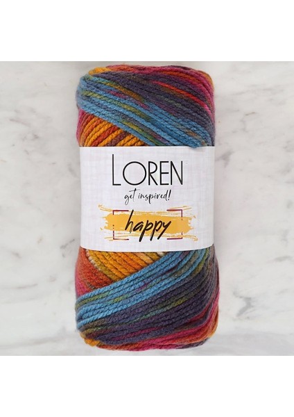 Loren Happy Ebruli El Örgü Ipi - RH001 - 34286