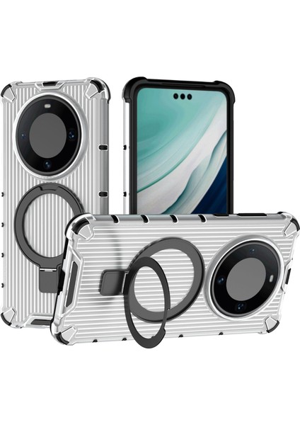 Huawei Mate 50 Pro Telefon Kılıfı, Manyetik Darbeye Dayanıklı Telefon Kılıfı Kapağı ve Halka Tutucu Huawei Mate 50 Pro (Yurt Dışından)