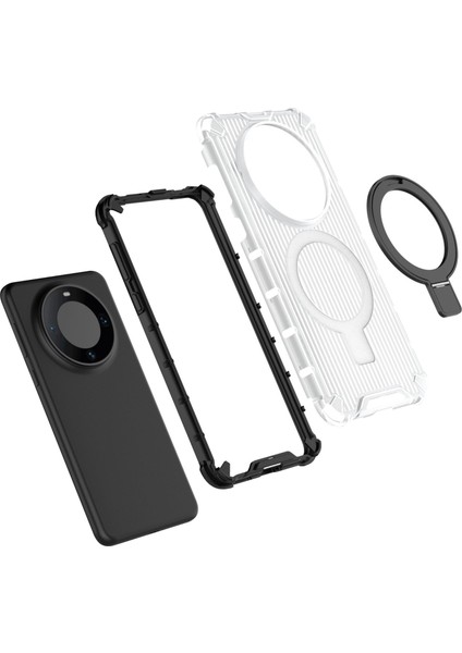 Huawei Mate 50 Pro Telefon Kılıfı, Manyetik Darbeye Dayanıklı Telefon Kılıfı Kapağı ve Halka Tutucu Huawei Mate 50 Pro (Yurt Dışından) modelleri