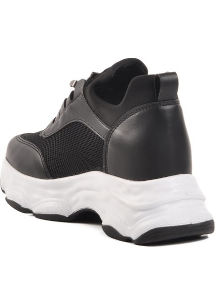 Siyah Yüksek Taban Kadın Sneaker 6064 Z fırsatları