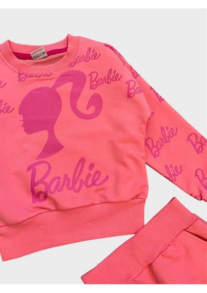 Kız Çocuk Pamuklu Pembe Uzun Kollu Etekli Takım modelleri