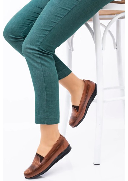 Kadın Bordo Tam Ortopedik Topuk Destekli Babet Anne Ayakkabısı