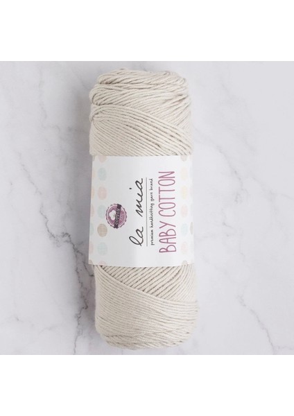 La Mia Baby Cotton Açık Gri El Örgü Ipi - L047 - 33624