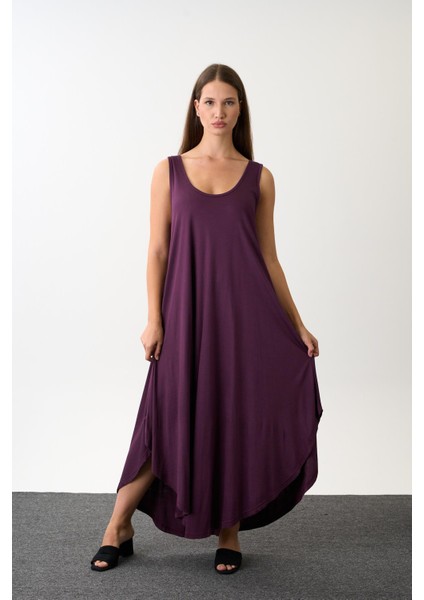 Alexandergardi Asimetrik Kesim Kolsuz Elbise (B23-00114)