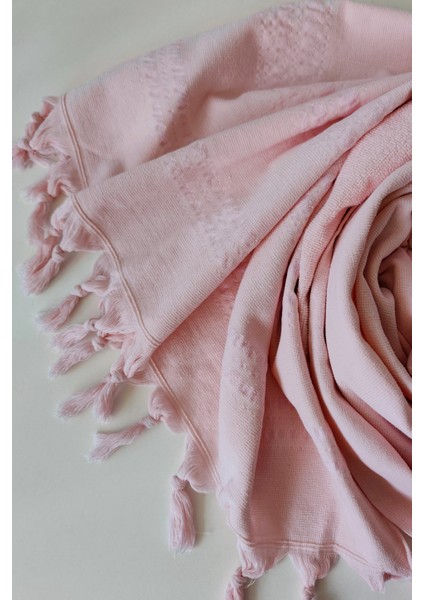 Açık Pembe Çizgili Havlu Peştemal 90X170CM - Yumuşak Plaj Havlusu- %100 Pamuk modelleri