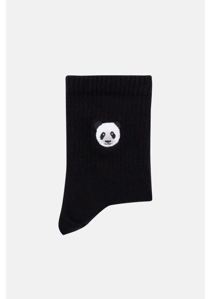 Panda Ince Havlu Çorap - Siyah fiyatları