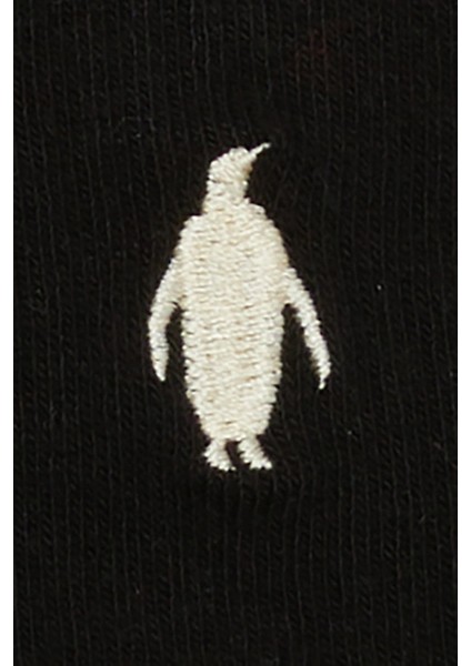 Penguen Ince Havlu Çorap - Siyah/beyaz fiyatları