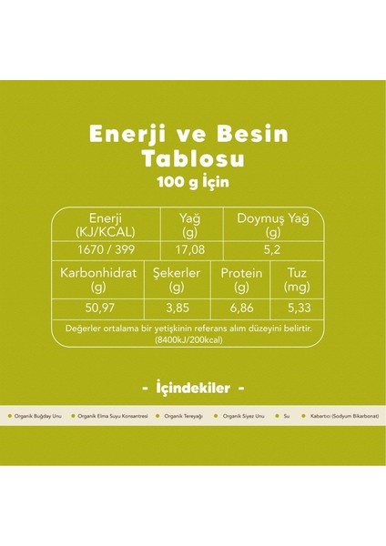 Tereyağlı Siyez Unlu Bisküvi 80 gr fiyatları