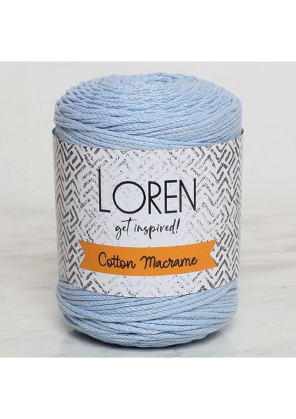 Loren Cotton Macrame Bebe Mavi - R051 - 34375