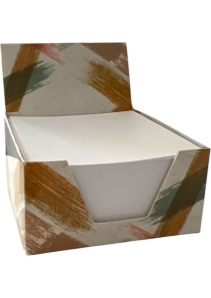 Beyaz Küp Bloknot 8x8 cm