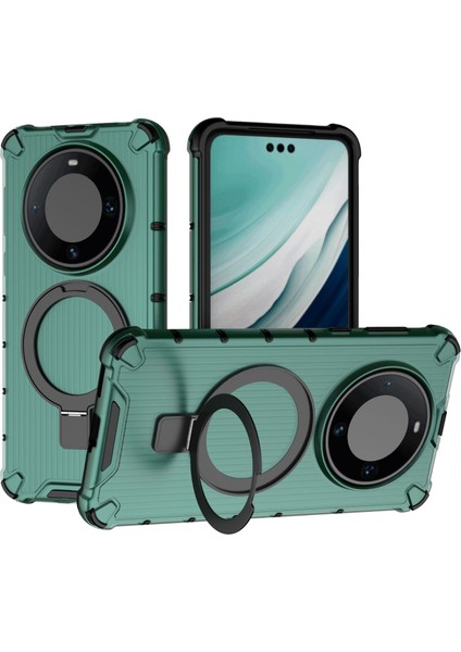 Huawei Mate 50 Pro Telefon Kılıfı, Manyetik Darbeye Dayanıklı Telefon Kılıfı Kapağı ve Halka Tutucu Huawei Mate 50 Pro (Yurt Dışından)