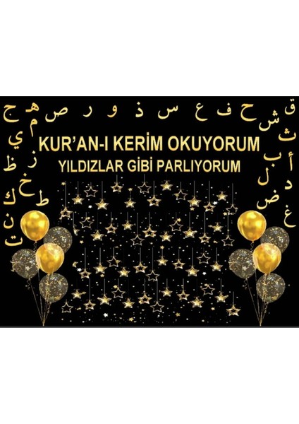 Kuranı Kerim Öğreniyorum,kuranpartisi KUMAŞPANO150X200