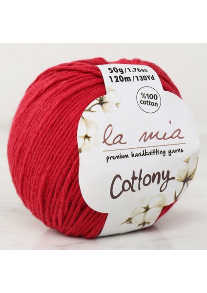 La Mia Cottony Bordo Bebek El Örgü Ipi - P5 - 33572