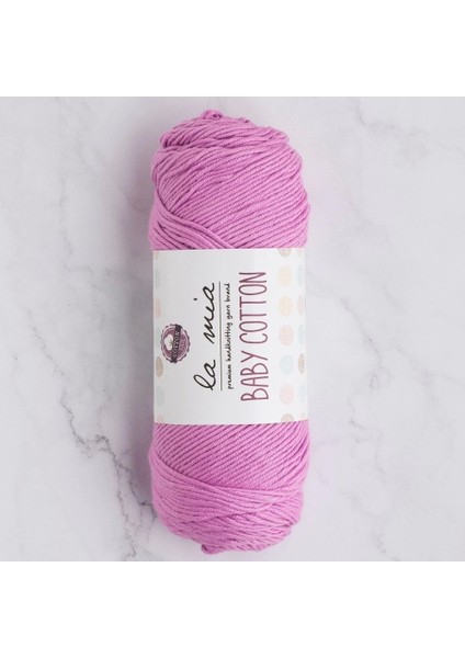 La Mia Baby Cotton Lila El Örgü Ipi - L048 - 33638