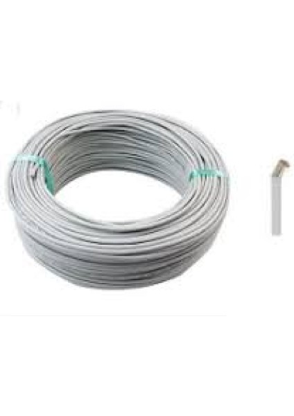 Han Nyaf-0.34-By ,beyaz 0.34MM² 1-Damar/çok Telli 1-Mt Nyaf Kablo