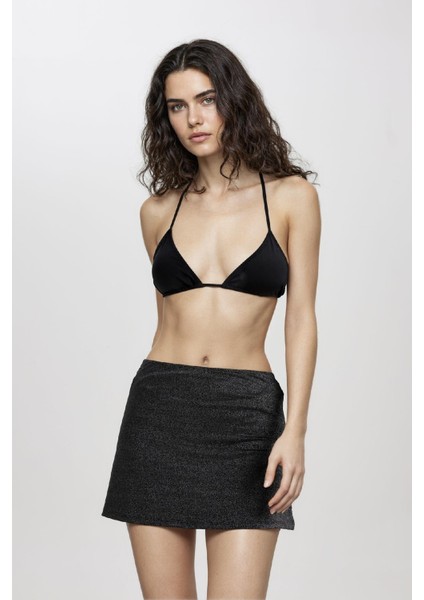 Parlak Kumaş Mini Plaj Eteği-Fall in Love B0628AX24SM fiyatları