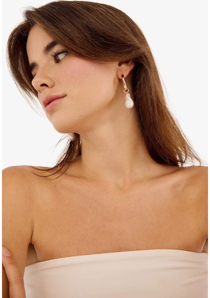 Kadın İncili Küpe E9073AXNS