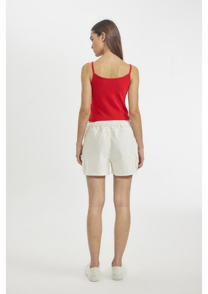 Coool %100 Pamuk Regular Fit Normal Bel Kısa Paça Gabardin Şort A3688AX24HS