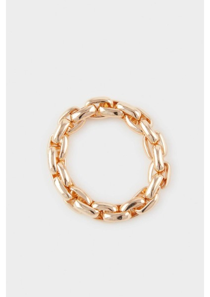 Kadın Kalın Zincir Gold Bileklik E6724AXNS fiyatları