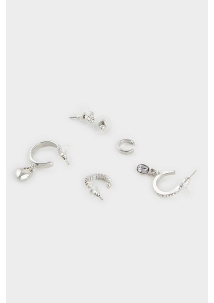 Kadın 6'lı Silver Küpe E9076AXNS fırsatları