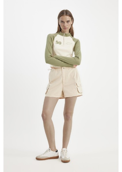 Coool %100 Pamuk Regular Fit Normal Bel Kısa Paça Gabardin Şort A3688AX24HS fiyatları