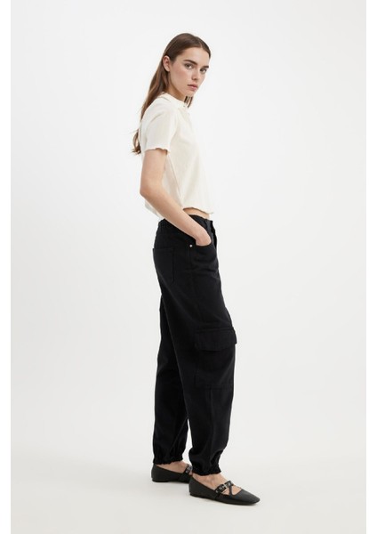 Coool Jogger Gabardin Pantolon Normal Bel Basic Düz Kargo Cepli B0454AX24AU modelleri